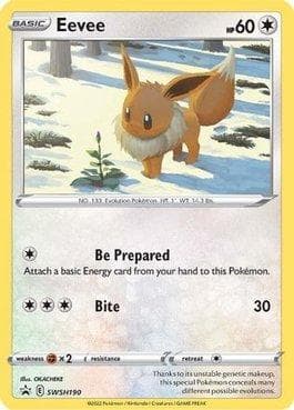 Eevee (SWSH190/71) — Espada e Escudo Promos