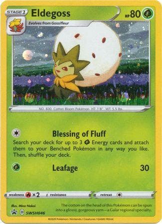 Carta Eldegoss (SWSH046/71) do set Espada e Escudo Promos — Pokémon TCG | Bynx