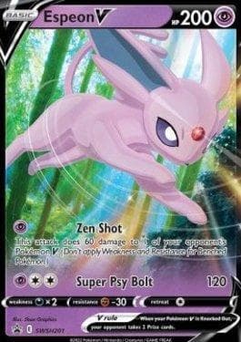 Carta Espeon-V (SWSH201/71) do set Espada e Escudo Promos — Pokémon TCG | Bynx