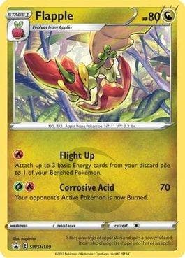 Carta Flapple (SWSH189/71) do set Espada e Escudo Promos — Pokémon TCG | Bynx