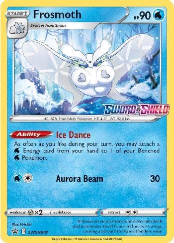 Carta Frosmoth (SWSH007/71) do set Espada e Escudo Promos — Pokémon TCG | Bynx
