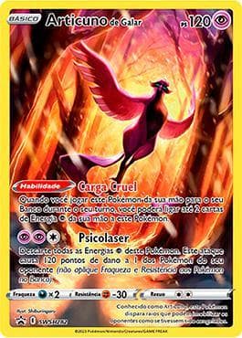 Carta Galarian Articuno (SWSH282/71) do set Espada e Escudo Promos — Pokémon TCG | Bynx
