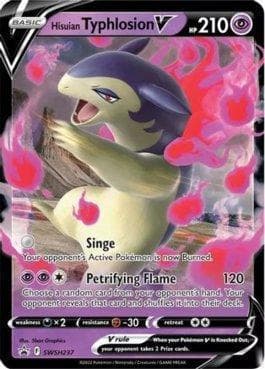 Carta Hisuian Typhlosion-V (SWSH237/71) do set Espada e Escudo Promos — Pokémon TCG | Bynx