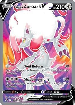 Carta Hisuian Zoroark-V (SWSH297/71) do set Espada e Escudo Promos — Pokémon TCG | Bynx