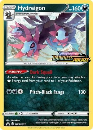 Hydreigon (SWSH037/71) — Espada e Escudo Promos