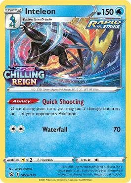 Carta Inteleon (SWSH113/71) do set Espada e Escudo Promos — Pokémon TCG | Bynx