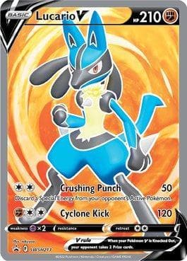 Carta Lucario-V (SWSH213/71) do set Espada e Escudo Promos — Pokémon TCG | Bynx