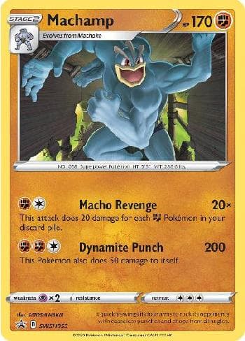 Carta Machamp (SWSH053/71) do set Espada e Escudo Promos — Pokémon TCG | Bynx
