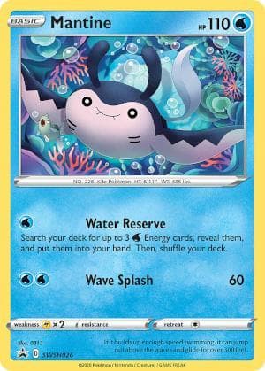 Carta Mantine (SWSH026/71) do set Espada e Escudo Promos — Pokémon TCG | Bynx