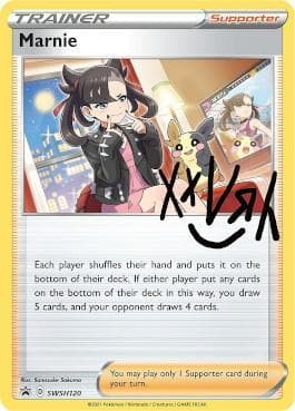 Carta Marnie (SWSH120/71) do set Espada e Escudo Promos — Pokémon TCG | Bynx
