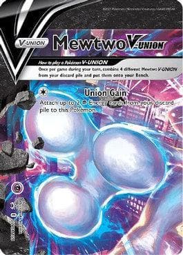 Mewtwo-V-Union (SWSH159/71) — Espada e Escudo Promos