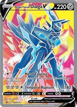 Carta Origin Forme Dialga-V (SWSH255/71) do set Espada e Escudo Promos — Pokémon TCG | Bynx