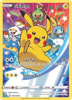 Pikachu (SWSH020/71) — Espada e Escudo Promos