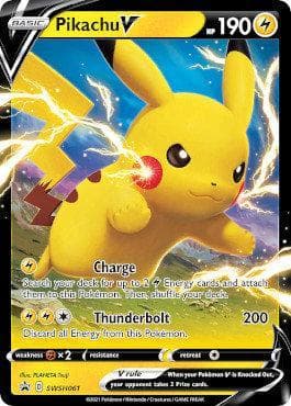Pikachu-V (SWSH061/71) — Espada e Escudo Promos