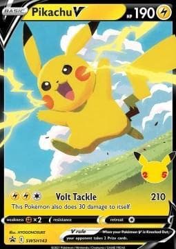 Pikachu-V (SWSH143/71) — Espada e Escudo Promos