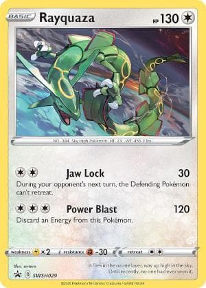 Carta Rayquaza (SWSH029/71) do set Espada e Escudo Promos — Pokémon TCG | Bynx