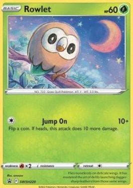 Carta Rowlet (SWSH220/71) do set Espada e Escudo Promos — Pokémon TCG | Bynx