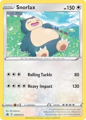Snorlax (SWSH032/71) — Espada e Escudo Promos