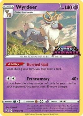 Carta Wyrdeer (SWSH206/71) do set Espada e Escudo Promos — Pokémon TCG | Bynx