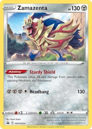 Zamazenta (SWSH034/71) — Espada e Escudo Promos