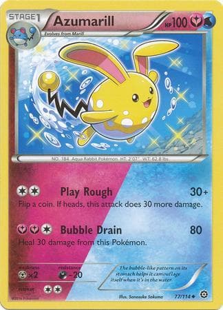 Carta Azumarill (77/114) do set Cerco de Vapor — Pokémon TCG | Bynx