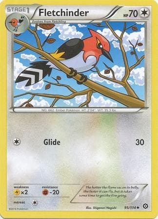 Carta Fletchinder (95/114) do set Cerco de Vapor — Pokémon TCG | Bynx