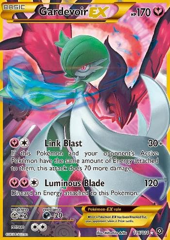 Carta Gardevoir-EX (116/114) do set Cerco de Vapor — Pokémon TCG | Bynx