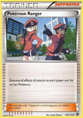 Carta Pokémon Ranger (104/114) do set Cerco de Vapor — Pokémon TCG | Bynx