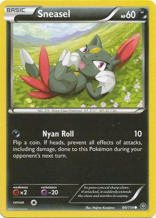Carta Sneasel (60/114) do set Cerco de Vapor — Pokémon TCG | Bynx