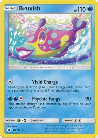 Carta Bruxish (48/149) do set Sol e Lua — Pokémon TCG | Bynx
