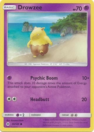 Carta Drowzee (59/149) do set Sol e Lua — Pokémon TCG | Bynx