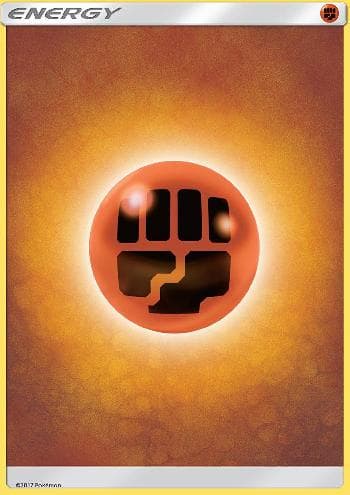 Carta Fighting Energy (169/149) do set Sol e Lua — Pokémon TCG | Bynx