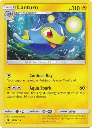 Carta Lanturn (50/149) do set Sol e Lua — Pokémon TCG | Bynx