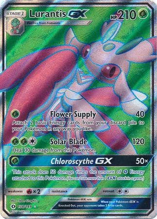 Carta Lurantis-GX (138/149) do set Sol e Lua — Pokémon TCG | Bynx