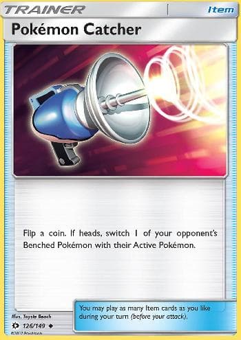 Carta Pokémon Catcher (126/149) do set Sol e Lua — Pokémon TCG | Bynx