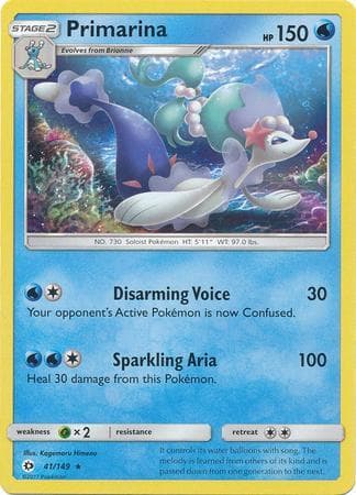 Primarina (41/149) — Sol e Lua