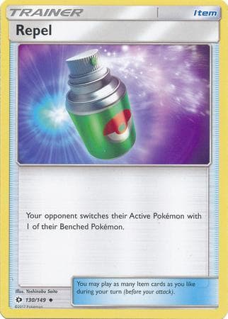 Carta Repel (130/149) do set Sol e Lua — Pokémon TCG | Bynx