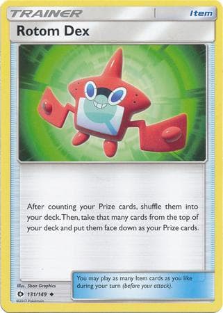 Carta Rotom Dex (131/149) do set Sol e Lua — Pokémon TCG | Bynx