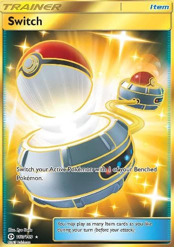 Carta Switch (160/149) do set Sol e Lua — Pokémon TCG | Bynx