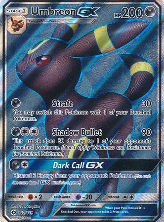 Umbreon-GX (142/149) — Sol e Lua