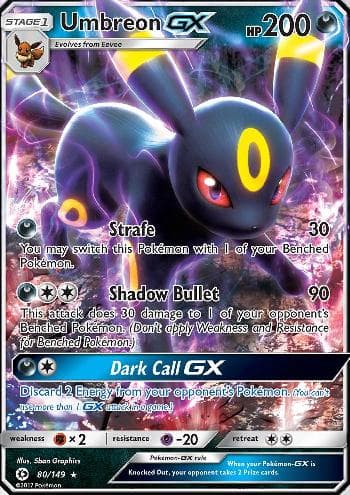 Umbreon-GX (80/149) — Sol e Lua