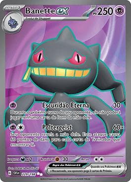 Carta Banette ex (229/198) do set Escarlate e Violeta — Pokémon TCG | Bynx