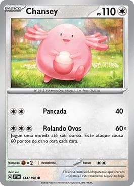 Carta Chansey (144/198) do set Escarlate e Violeta — Pokémon TCG | Bynx