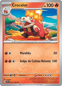 Carta Crocalor (037/198) do set Escarlate e Violeta — Pokémon TCG | Bynx