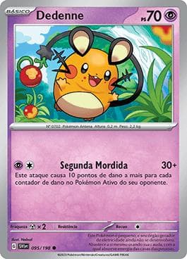 Carta Dedenne (095/198) do set Escarlate e Violeta — Pokémon TCG | Bynx