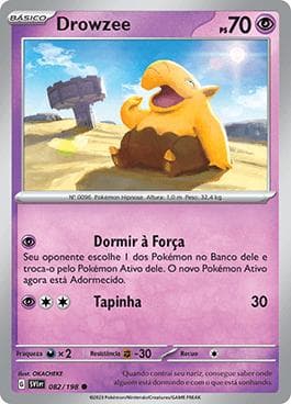 Carta Drowzee (082/198) do set Escarlate e Violeta — Pokémon TCG | Bynx