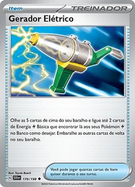 Carta Electric Generator (170/198) do set Escarlate e Violeta — Pokémon TCG | Bynx