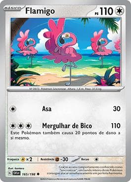 Carta Flamigo (165/198) do set Escarlate e Violeta — Pokémon TCG | Bynx
