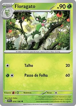 Carta Floragato (014/198) do set Escarlate e Violeta — Pokémon TCG | Bynx