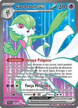 Carta Gardevoir ex (228/198) do set Escarlate e Violeta — Pokémon TCG | Bynx